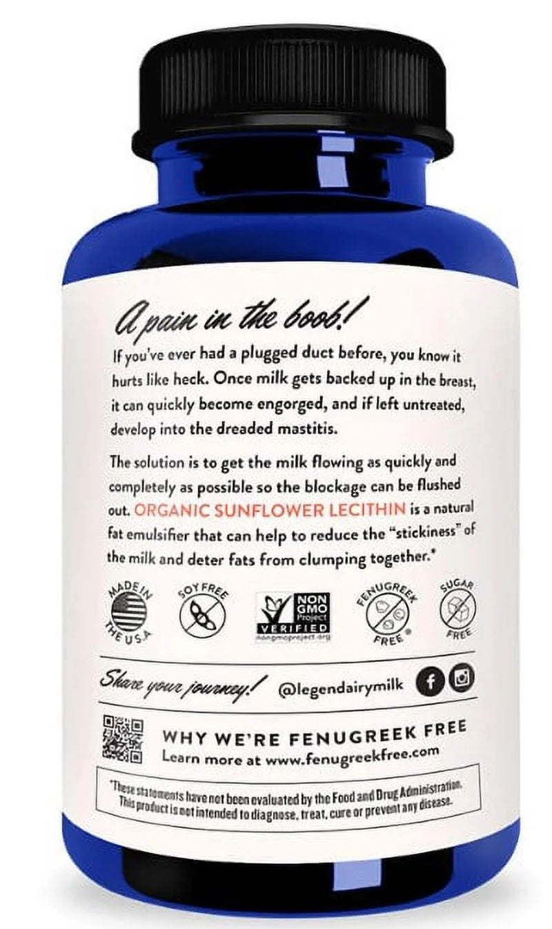 (2 Pack) Sunflower Lecithin Softgels for Adults - Organic Dietary Supplement, 60 Ct, 1 Bottle