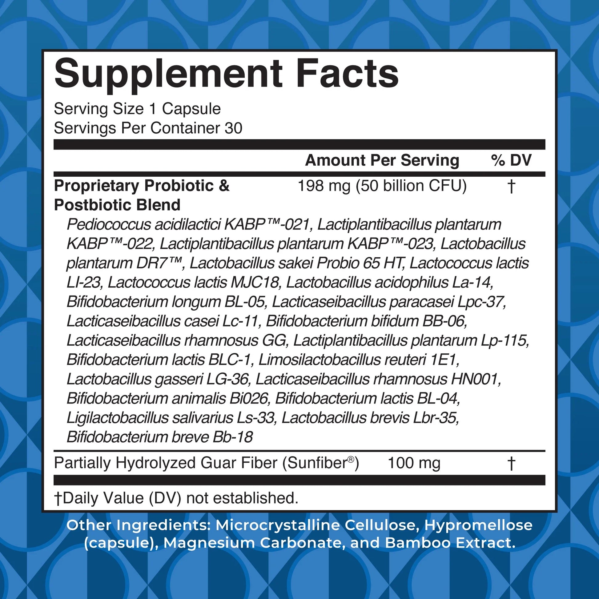 3-In-1 Probiotics for Digestive Health | Prebiotic & Postbiotic | Gut Health Supplement for Women & Men | 23 Unique Strains | Immune Support | 50 Billion CFU | 30 Servings
