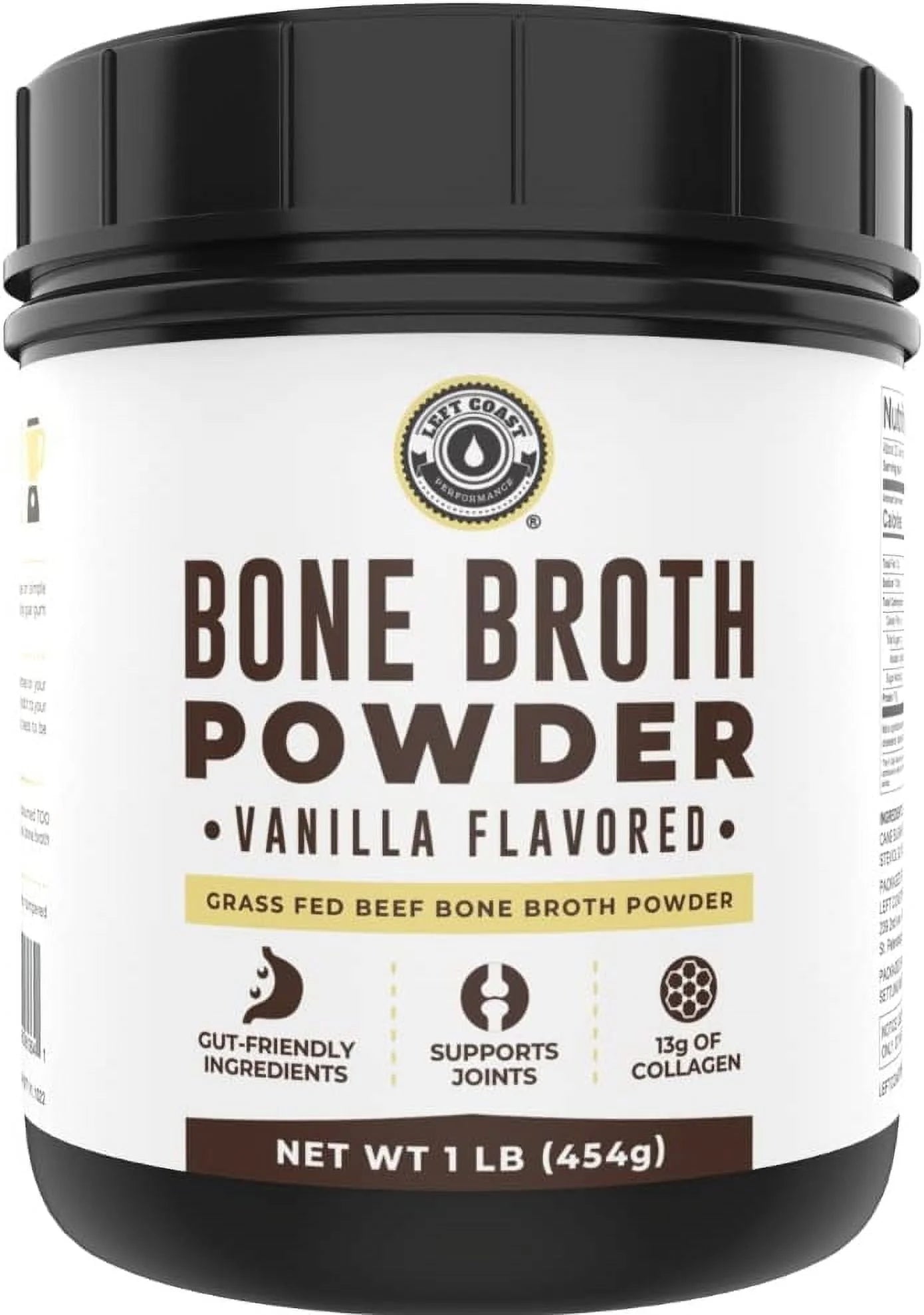 (2 Pack)  Keto Bone Broth Powder | Grass Fed Protein Powder with Collagen | Vanilla, 16 Oz