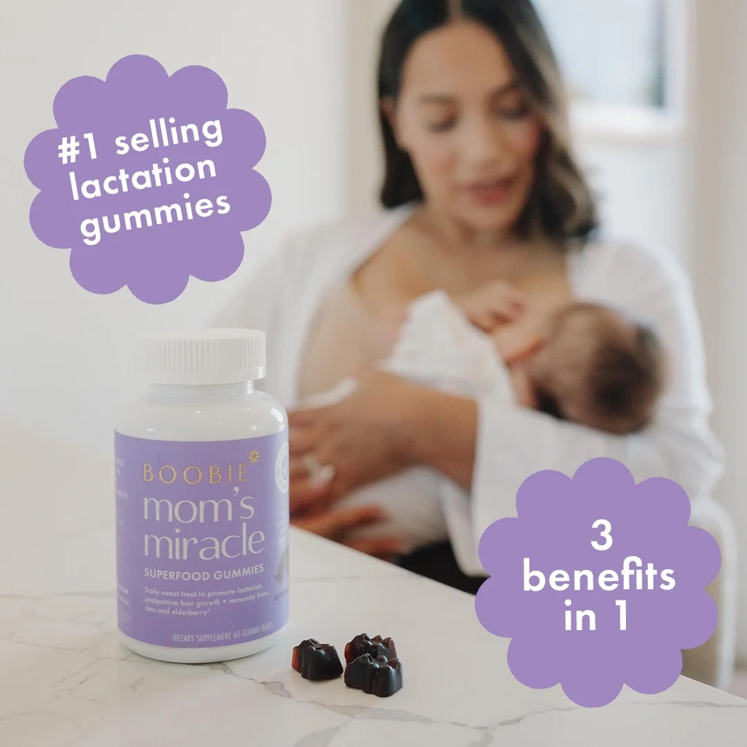 Bears Elderberry Lactation Gummies, Supporting Lactation with Milk-Boosting Superfoods, 60 Gummies