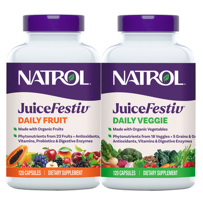 Juicefestiv Daily Fruit & Veggie, 240 Capsules