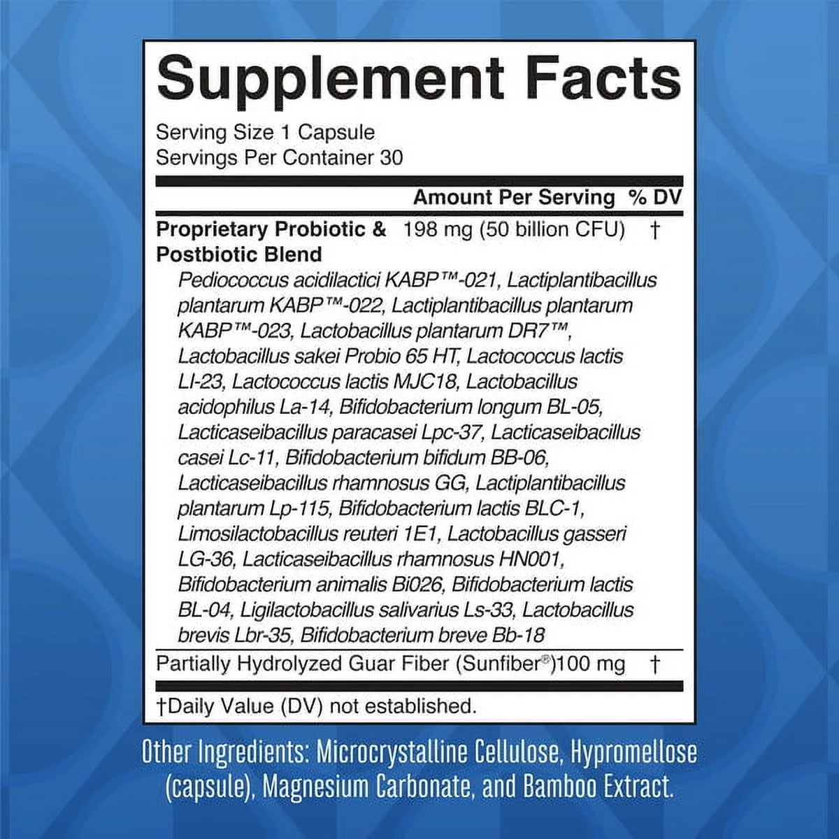 3-In-1 Probiotics for Digestive Health | Prebiotic & Postbiotic | Gut Health Supplement for Women & Men | 23 Unique Strains | Immune Support | 50 Billion CFU | 30 Servings