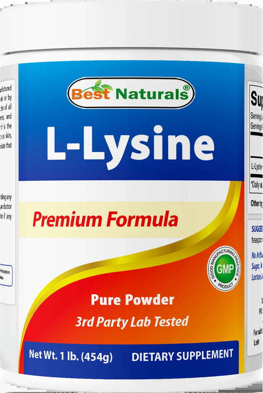 Lysine 1 Lb (454G) Powder | 100% Pure