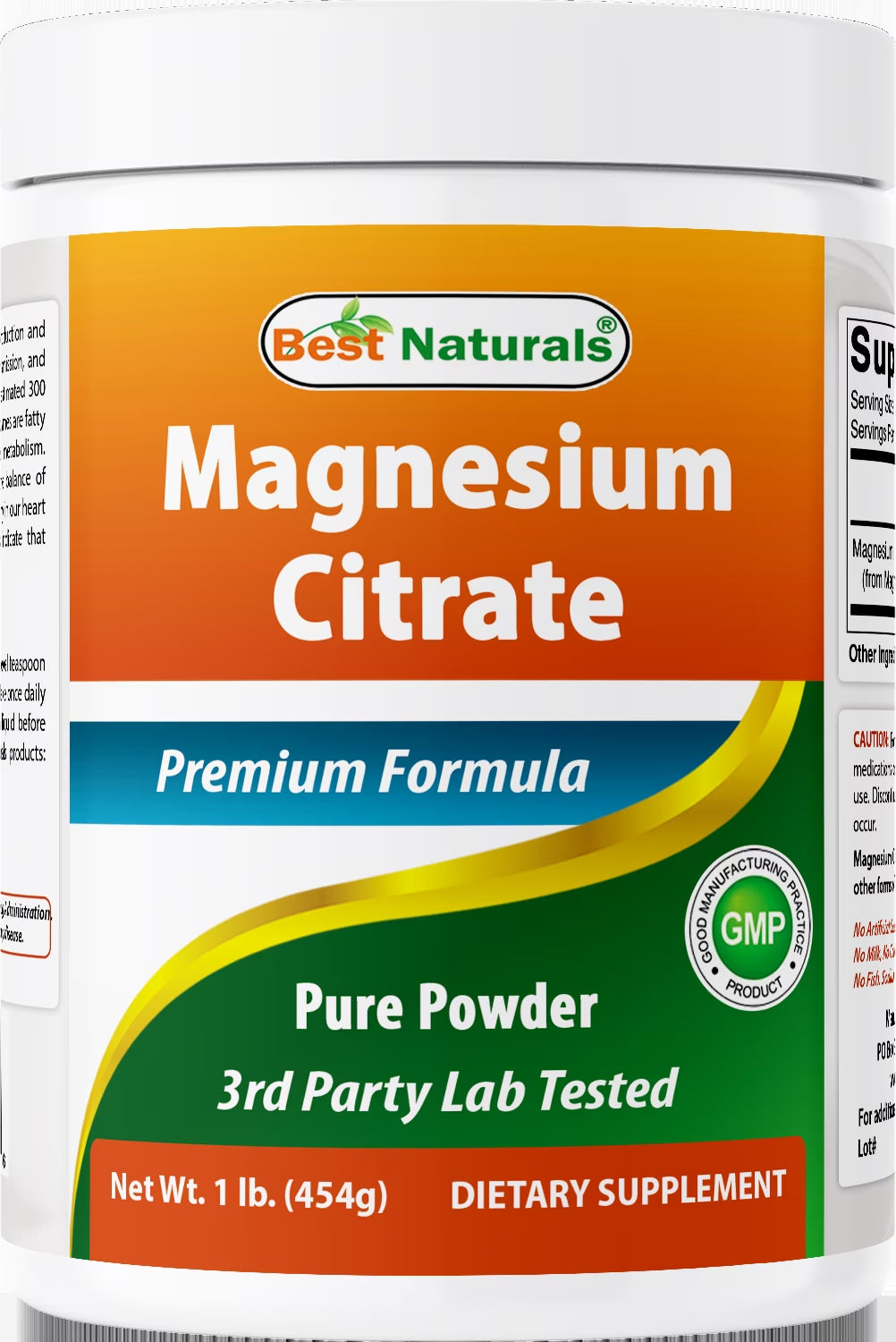 Magnesium Citrate 1 Lb (454G) Pure Powder