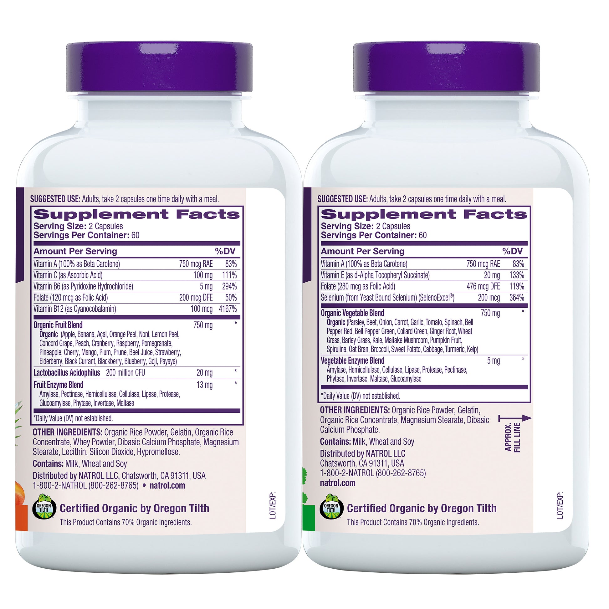 Juicefestiv Daily Fruit & Veggie, 240 Capsules