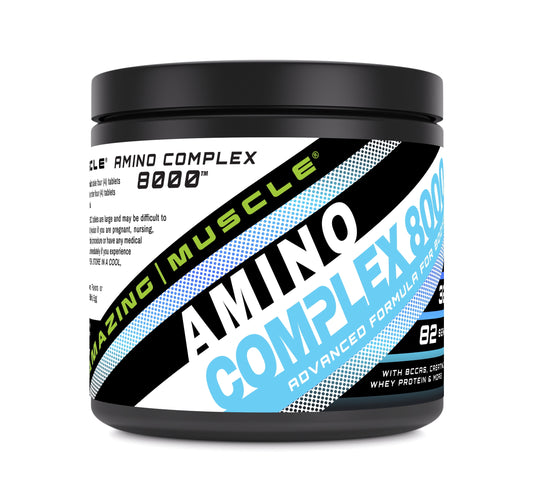 Amino Complex 8000 | 325 Tablets | Formula with Taurine, Creatine, L-Glutamine, Whey Protein, & Bcaa'S | Non-Gmo | Gluten-Free | Made in USA