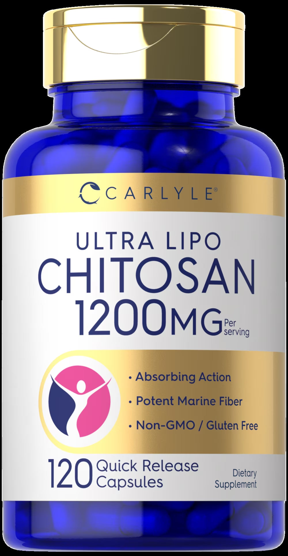 Chitosan Supplement 1200Mg | 120 Capsules for Men and Women | by