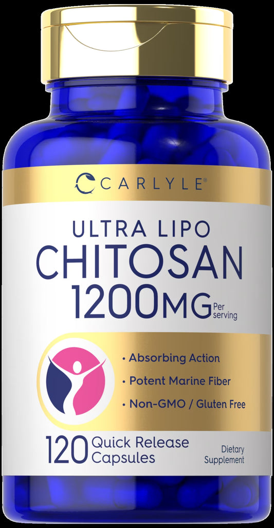 Chitosan Supplement 1200Mg | 120 Capsules for Men and Women | by