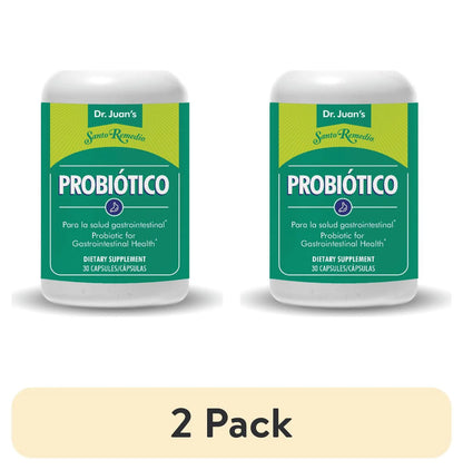 (2 Pack)  Probiotic Supplement for Digestive Health, Unisex, Adult, 138 Mg, 30 Count