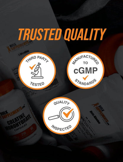 Bulksupplements Taurine Powder - Gluten Free, 2G per Serving - 250 Grams (8.8 Oz) - 125 Servings