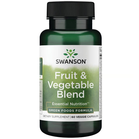 Swanson Herbal Supplements Fruit & Vegetable Blend Veggie Capsule 60Ct